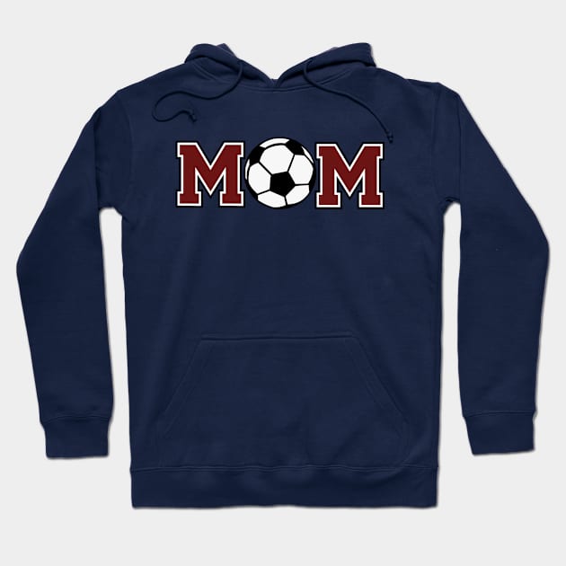 Soccer Mom Maroon Hoodie by capesandrollerskates 